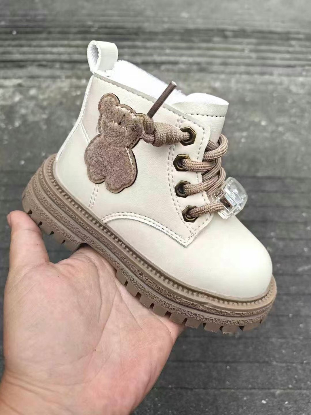 Baby Leather boots Girls' fashion ankle good quality boots Warm boys' boots mix design wholesale