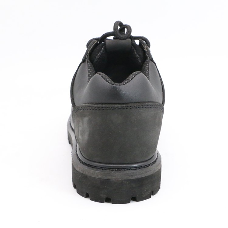 ENTE SAFETY High Quality Black Leather Oil Resistant Anti Slip Man Resistant Men Protection Anti Smashing Men'S Work Boots