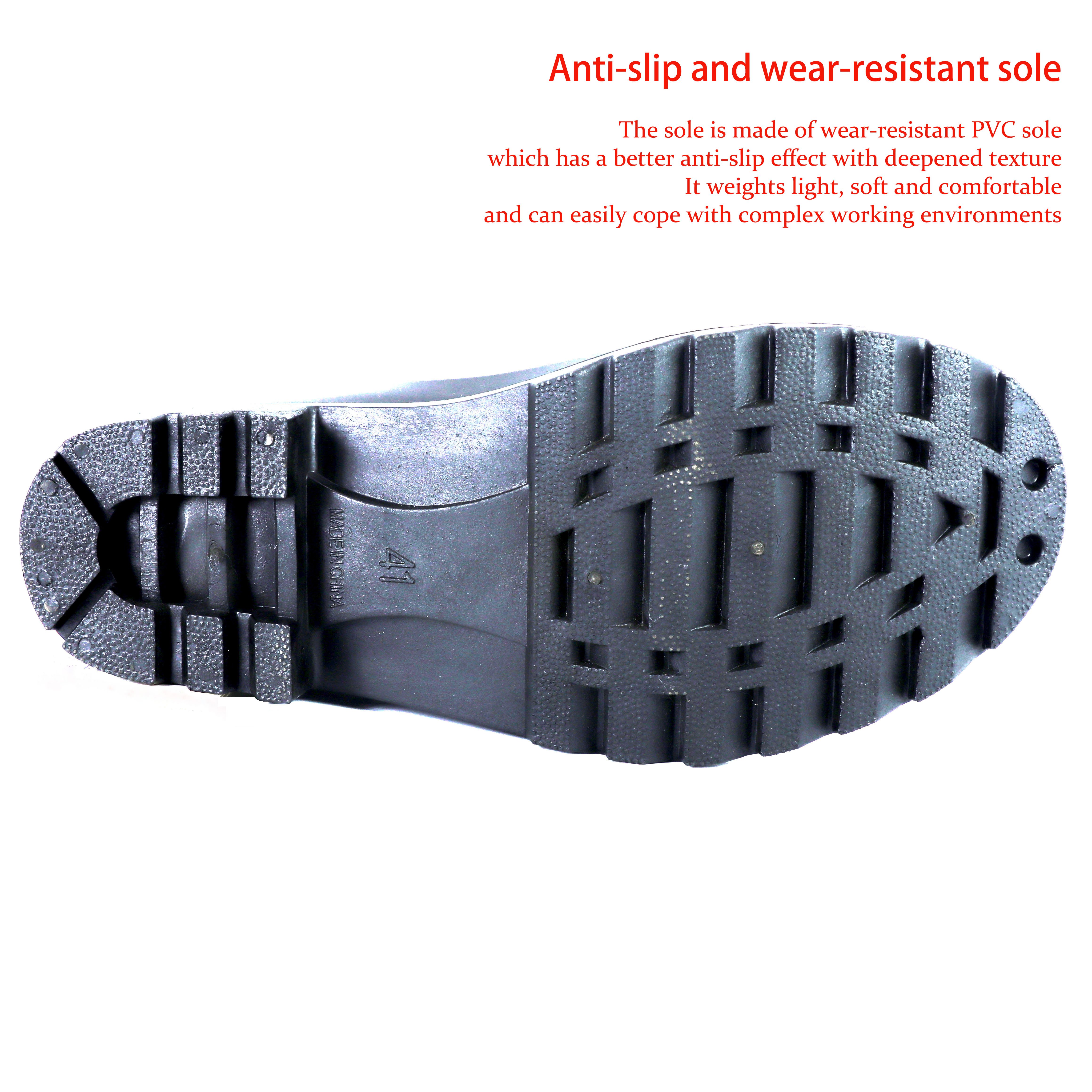Factory Stock Selling Medium High Rain Boots Wellies Gumboots Solid Color Rain Boots For Men