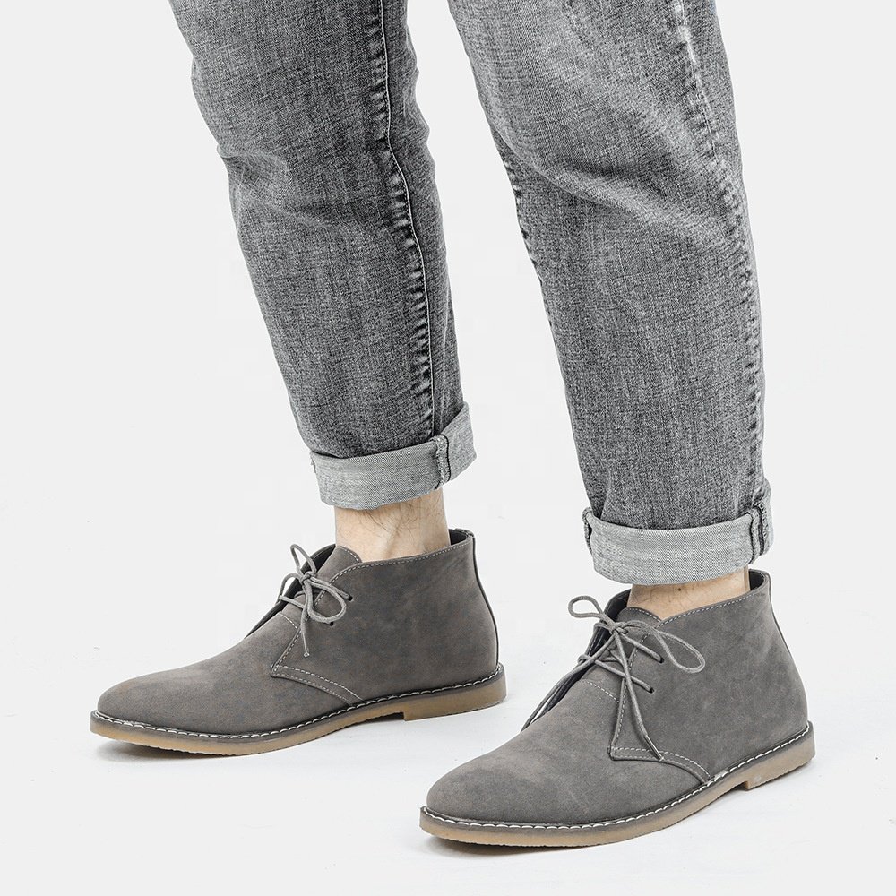 Classic men's boots breathable all-match suede boots desert boots