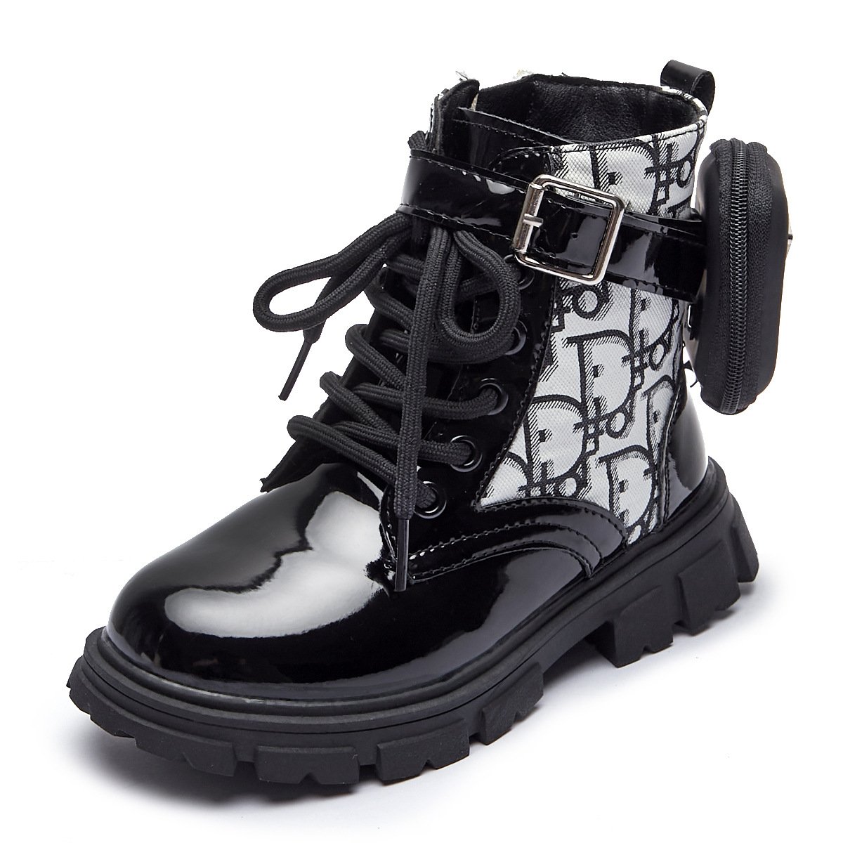 New children's Martin boots autumn and winter children boots boys and girls fashion leather boots kids shoes student shoes