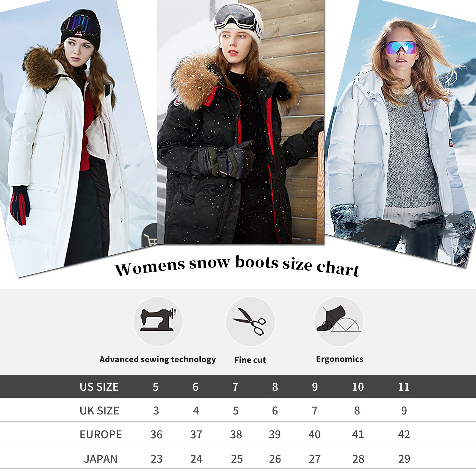 Wholesales Fashionable Warm Snow OEM Custom Ankle Snow Leather Boots Furry Boots for women Women's Fur Boots