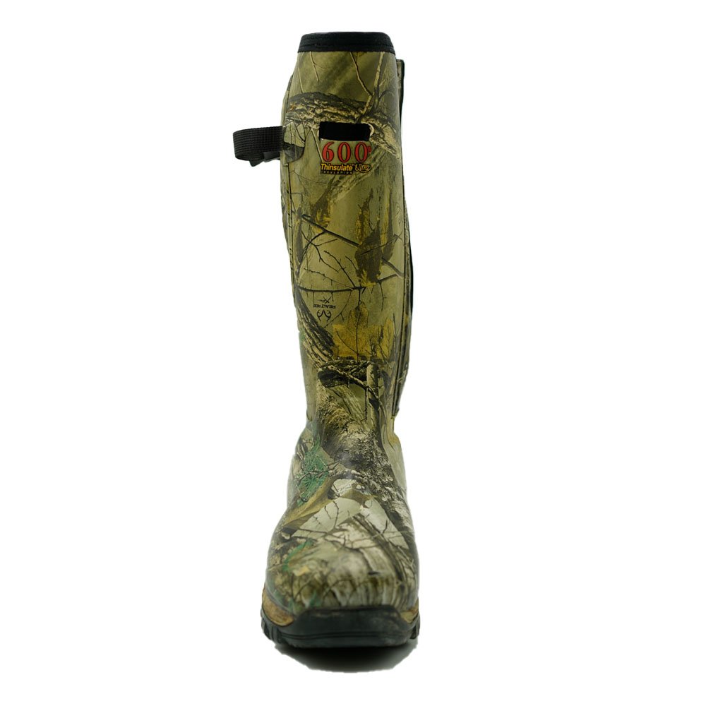 Men's 600 insulation Ice Hunting Rubber Camo Neoprene Boots