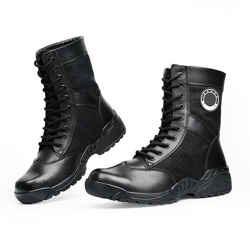 Large Size Genuine Leather Army-Type Boots Non-Slip Breathable Militar-Type Jungle Hunting Boots For Men