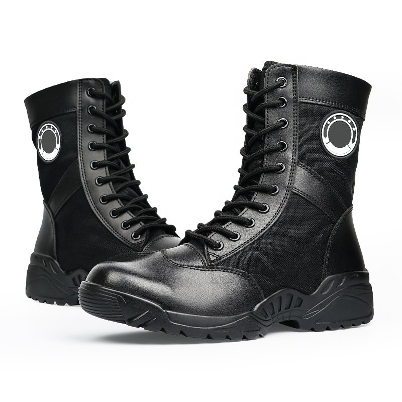 Large Size Genuine Leather Army-Type Boots Non-Slip Breathable Militar-Type Jungle Hunting Boots For Men