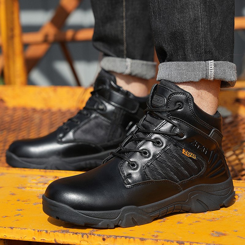 Hot Sale Steel Toe Suede Leather Mens Boots Safety Shoes Work Industry With Fast Delivery