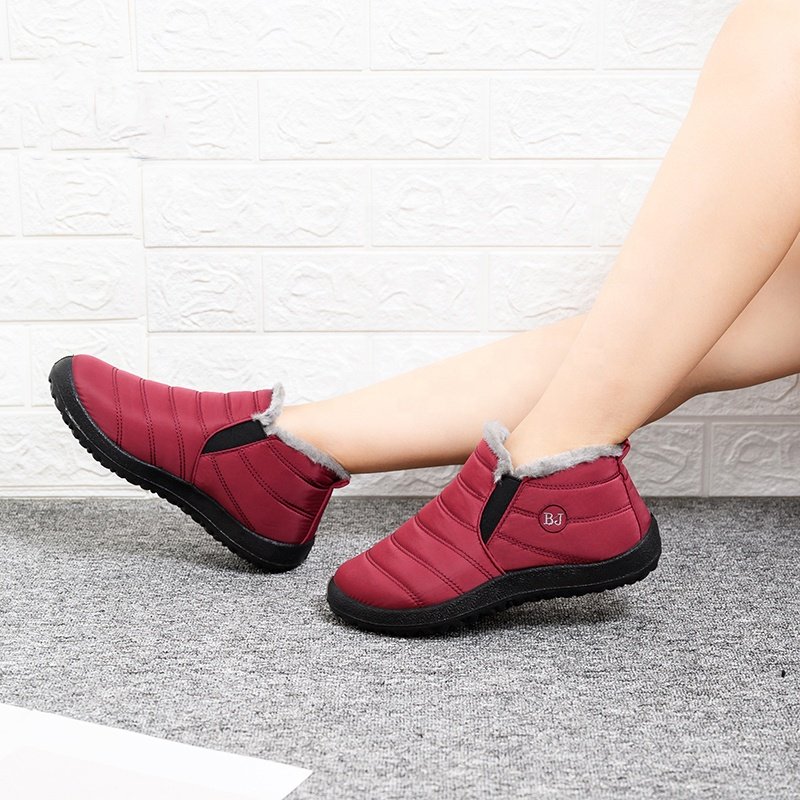 BAIRUILUN Customized Snow Boots For Women Keep Warm Comfy Soft Ankle Boots Winter Boots Men Waterproof