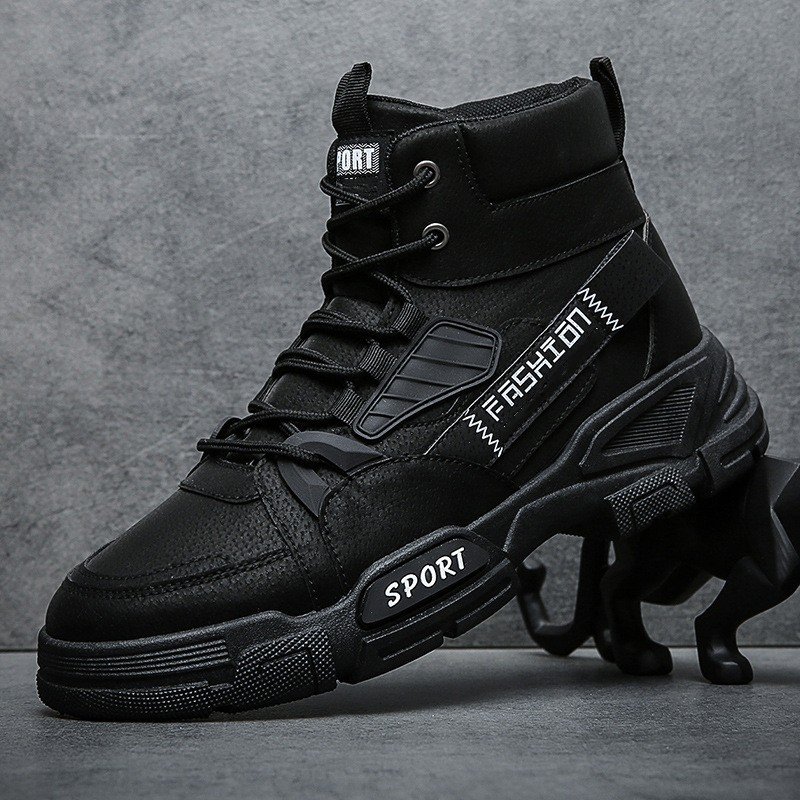 Autumn Winter Cheap Men's Rubber Non Slip Warm Working Lace Up Boot Shoes Snow Boots Men Winter Boots