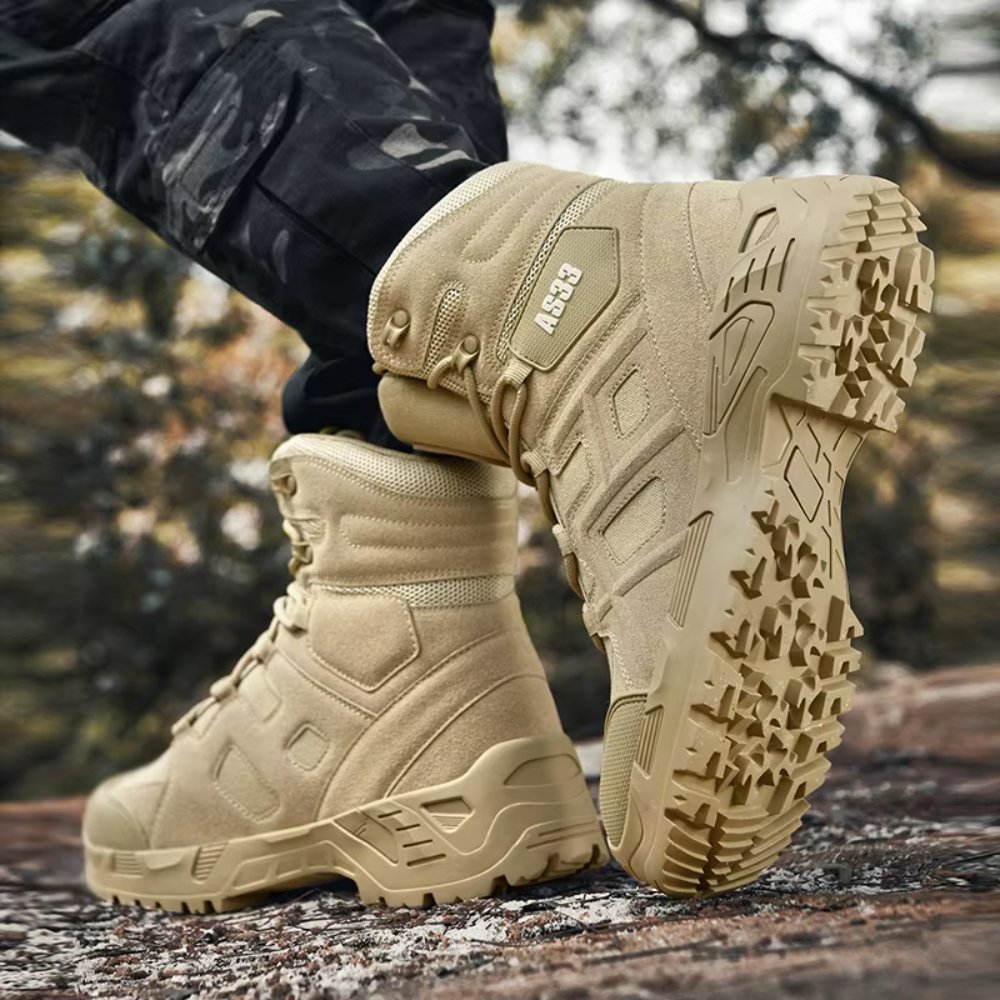 Wholesale Tactical boots high top outdoor boots hiking shoes desert tooling boots men