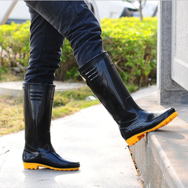 Wholesale Waterproof Rubber Rain Boots Water Resistant Rain Boots Anti-slip Washable Protection for Men Women