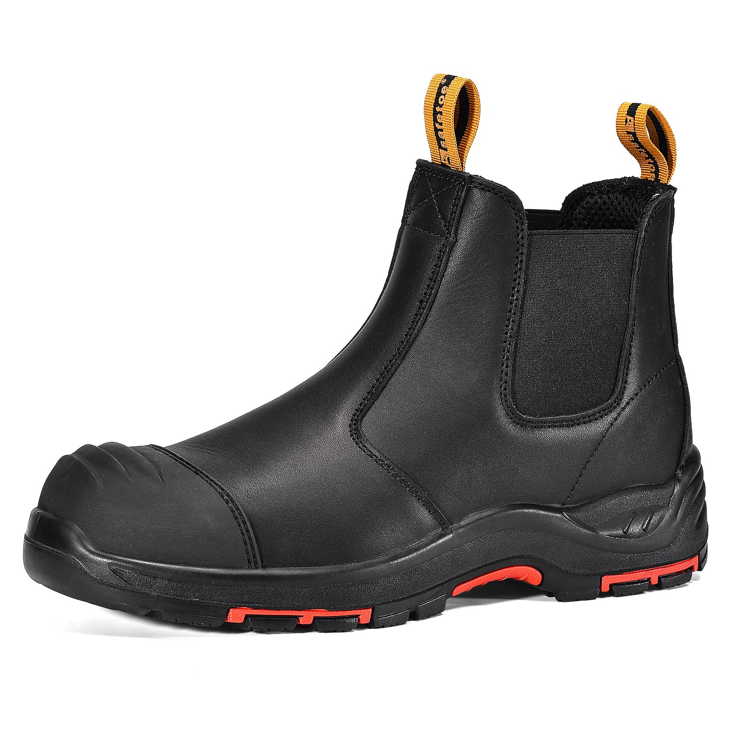 Heavy Duty Full Grain Cow Leather SBP Metal Free Safety Work Boots M-8025NBK