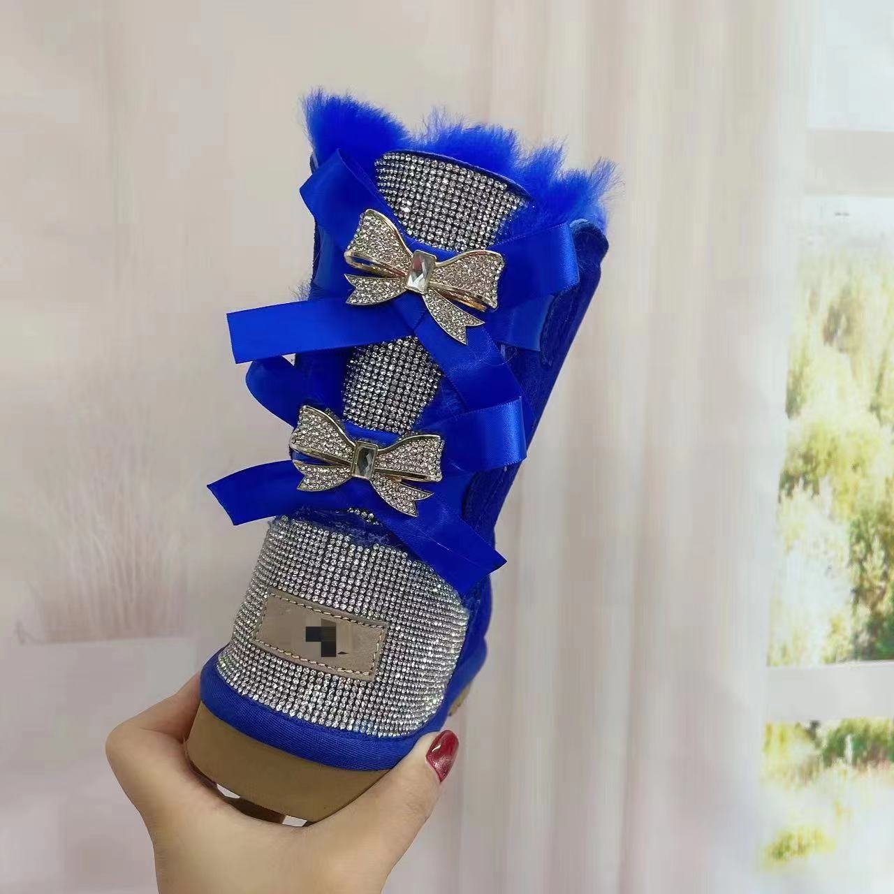 QY1019 2024 Hot Selling Women's Fur Boots Manufacturer Wholesale High Quality Snow Boots GG Designer Wool Snow Boots