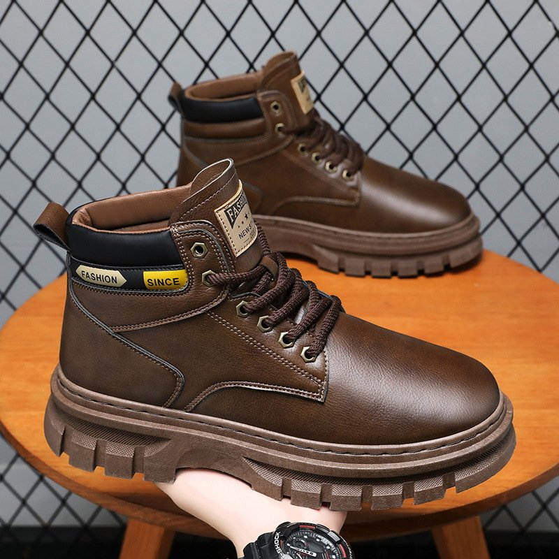 2024 New Mocheng Cross - Border Blast New boots hommes tendance haute top British bottes Casual chaussures pour