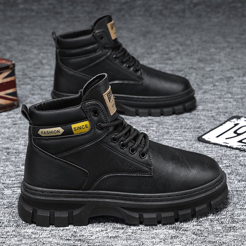 2024 New Mocheng Cross - Border Blast New boots hommes tendance haute top British bottes Casual chaussures pour