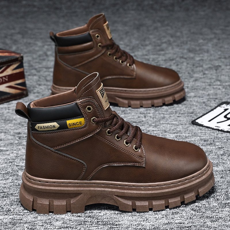 2024 New Mocheng Cross - Border Blast New boots hommes tendance haute top British bottes Casual chaussures pour