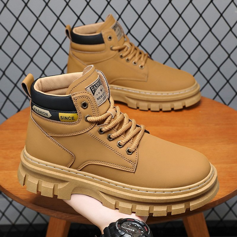2024 New Mocheng Cross - Border Blast New boots hommes tendance haute top British bottes Casual chaussures pour