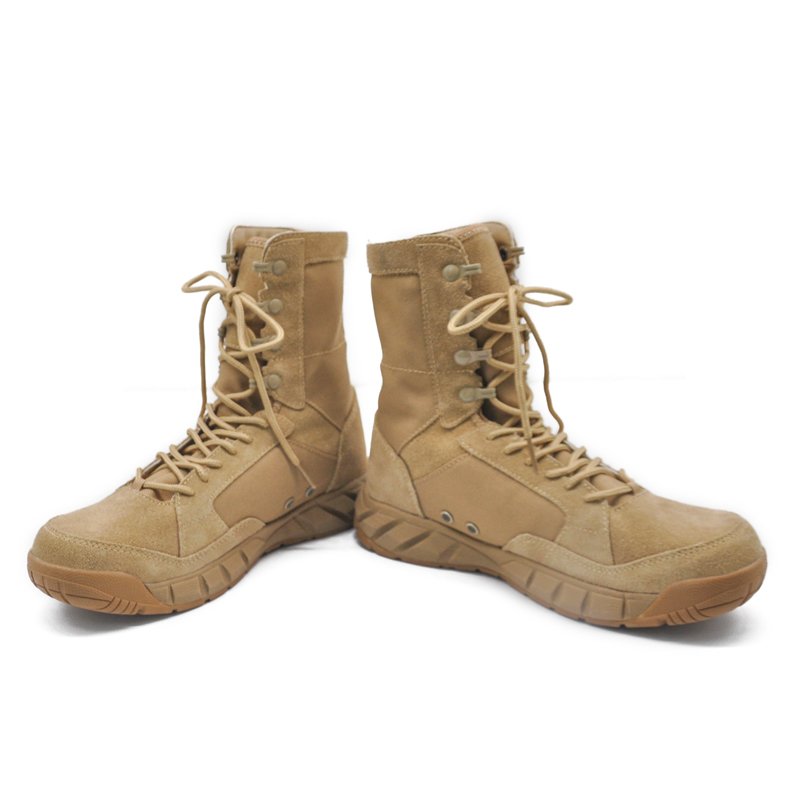 Leather Outdoor Shoes Tactical Desert Low Price Black Combat Boots Ankle Boot Men Rubber Mesh