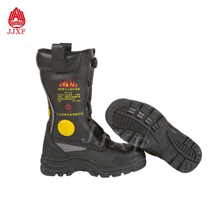 Wholesale high quality low price best safety shoe brand fire fighting safety boots