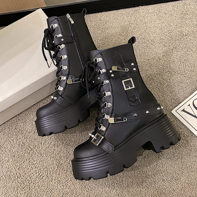 2024 Autumn-Winter Collection New Fashion Western Style Women's Ankle Boots Sexy Snow Motorcycle Casual Rain Boots