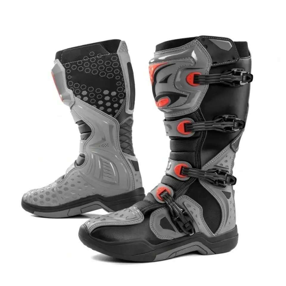 Waterproof Breathable Leather Sports Motorcycle Shoes Riding Racing Motorbike Motocross Boot For Men In Cheap Price