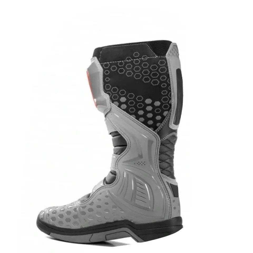 Waterproof Breathable Leather Sports Motorcycle Shoes Riding Racing Motorbike Motocross Boot For Men In Cheap Price