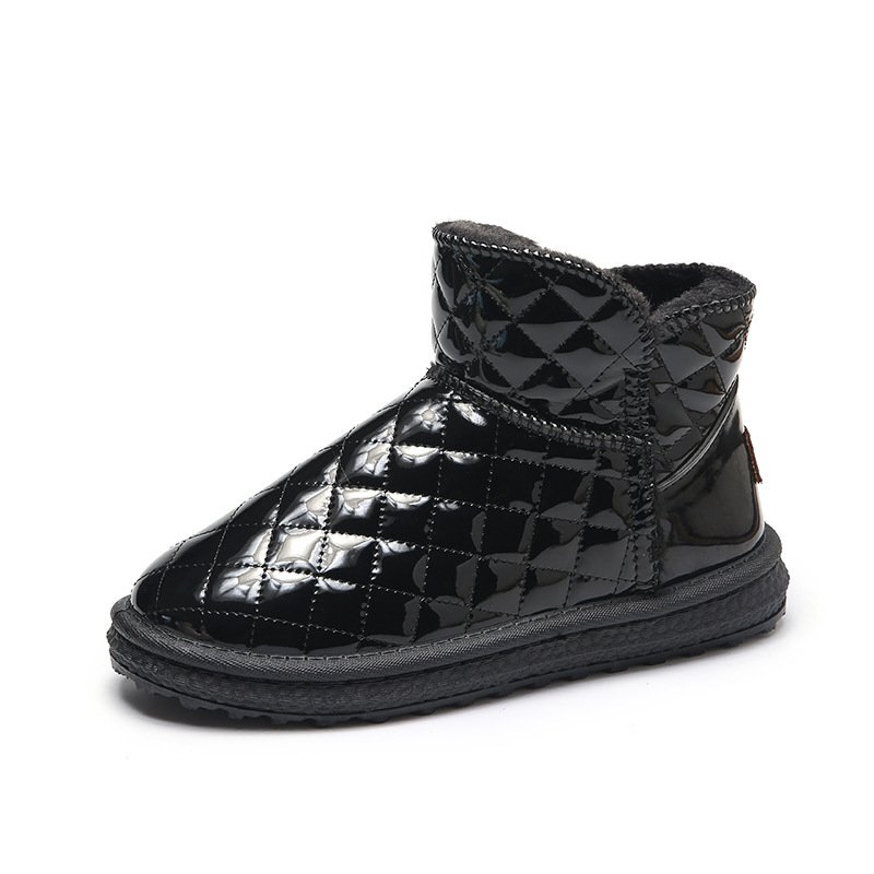 New cheap waterproof snow boots non -slip women's fur integrated plush cotton shoes