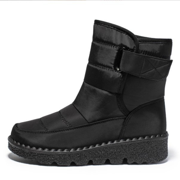 Wholesale Fashion Snow Boots Women Thick Non Slip Warm Lace Up Waterproof Fur Winter Snow Boots For Women