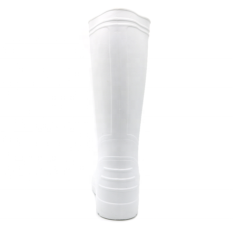 White oil resistant non slip EVA rubber boots waterproof light weight non safety eva foam boots