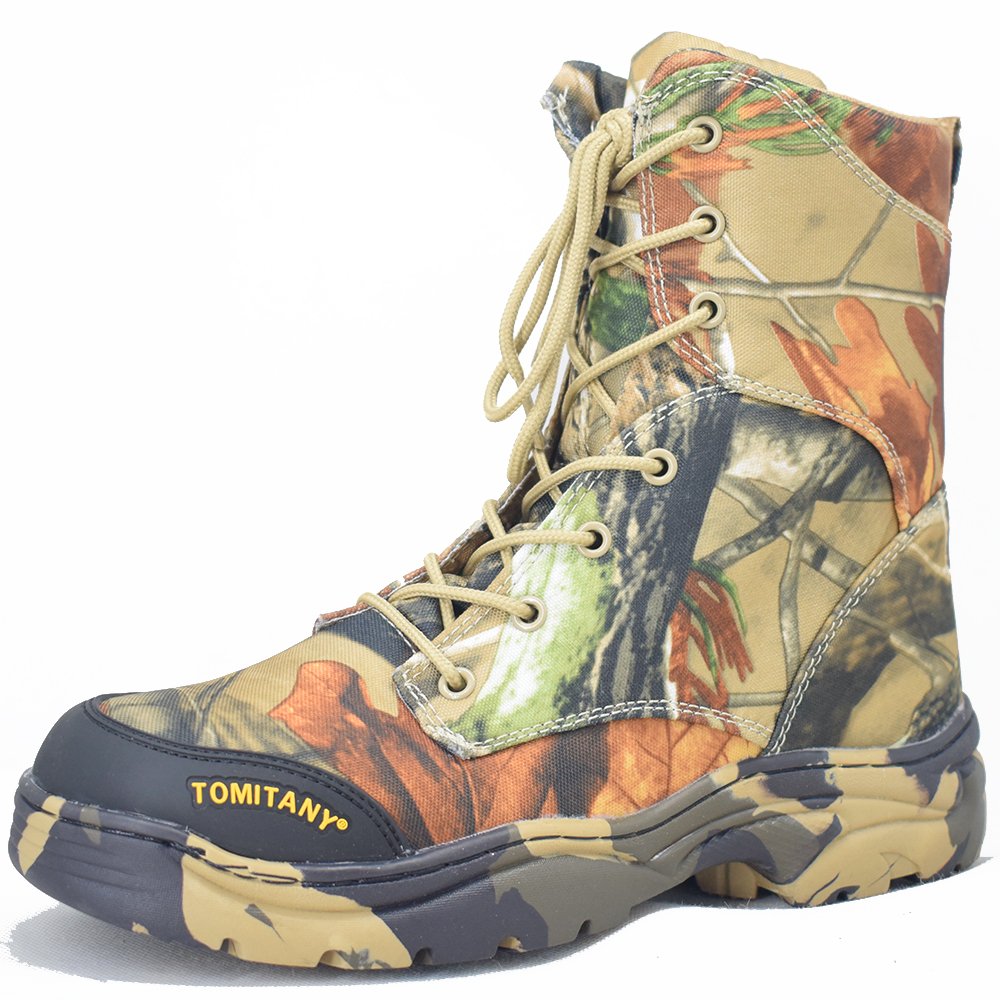 High Quality Wholesale Waterproof Hunting Boots Camouflage Hiking Outdoor Shoes Mens Boots