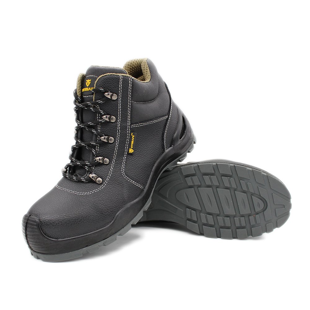Cheap brand anti nail anti-static steel toe men work safety shoes boots