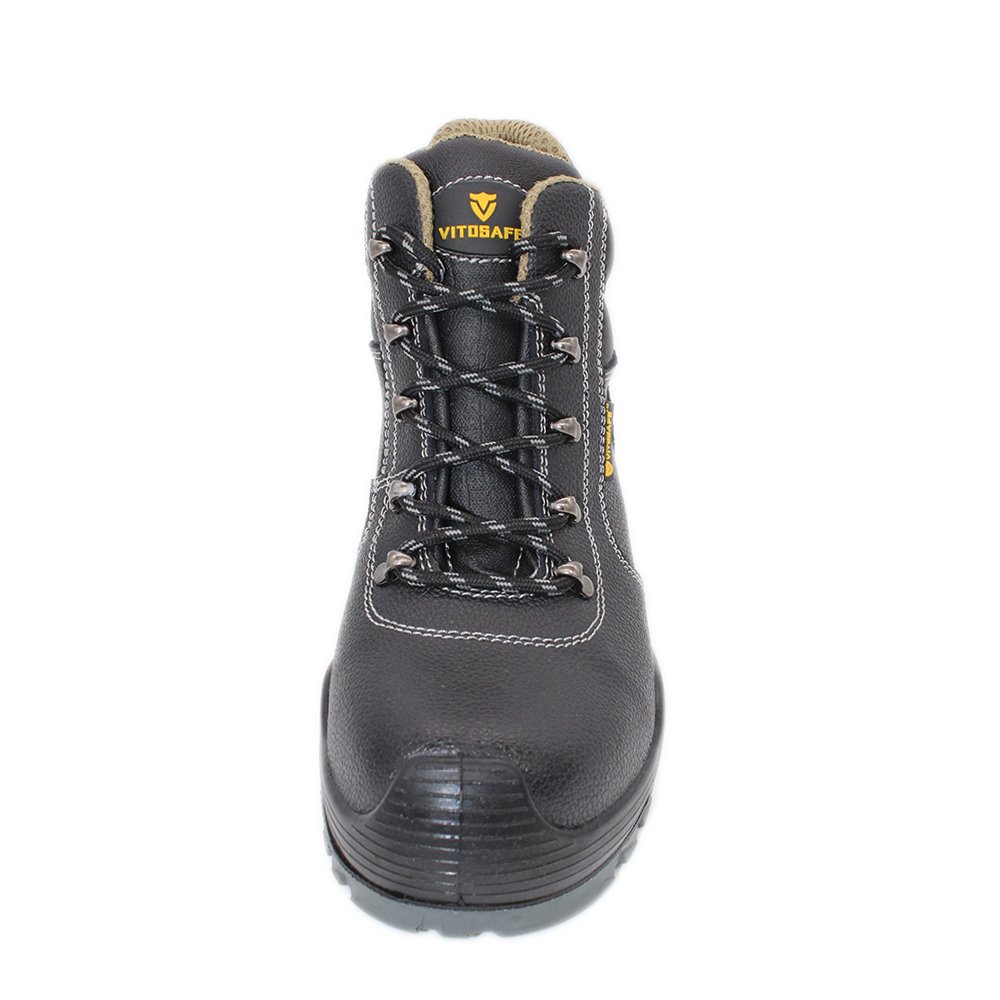 Cheap brand anti nail anti-static steel toe men work safety shoes boots
