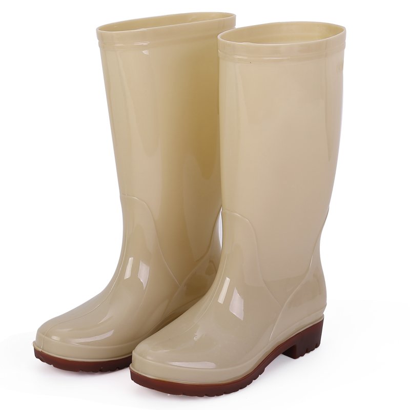 Standard Waterproof Over Hotsale Customized Welly Women Rubber Knee Ladies Rubber Boots