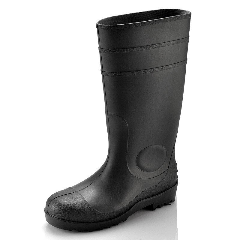 S5 Standard custom steel toe cap shoes mens anti slip oil resistant safety PVC rain boots sale