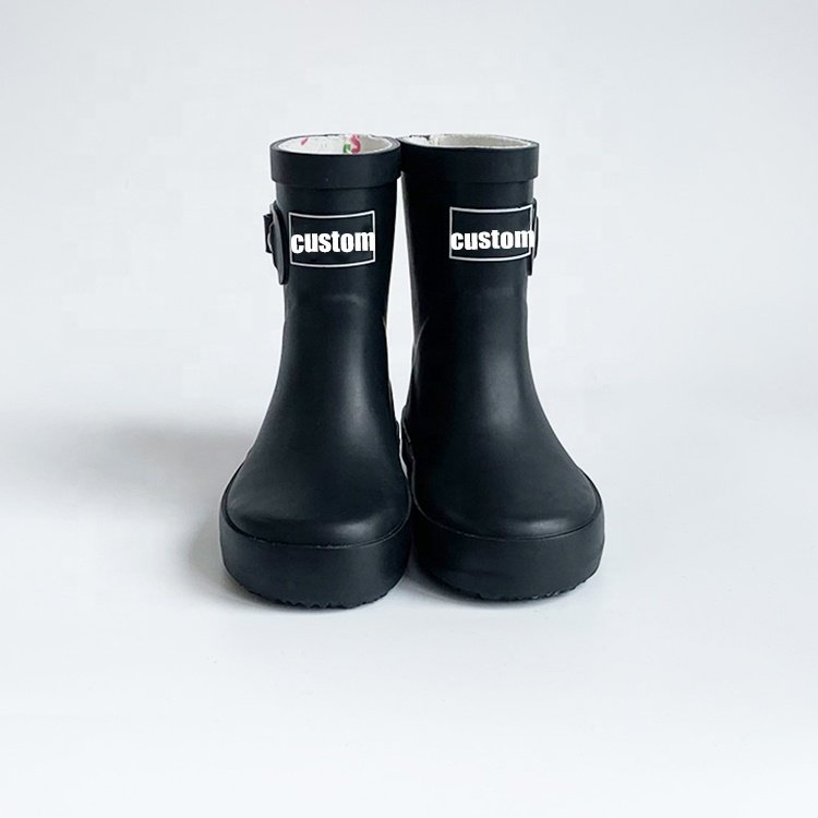 Waterproof Girls Rubber Kids Wellies Gumboots for Custom Children's Rubber Wellington Rain Boots Kids Rain Boots