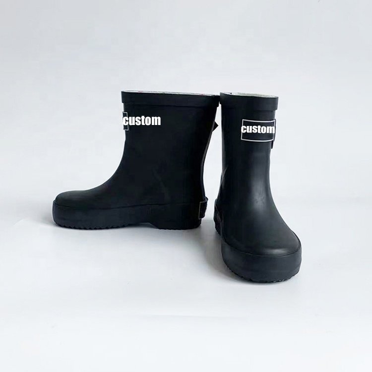 Waterproof Girls Rubber Kids Wellies Gumboots for Custom Children's Rubber Wellington Rain Boots Kids Rain Boots
