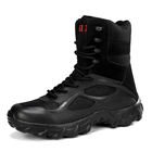 Men's Work Tactical Boots Leather Motorcycle Combat Big Size EVA Faux Suede TACTIC Shoes For Men Rubber