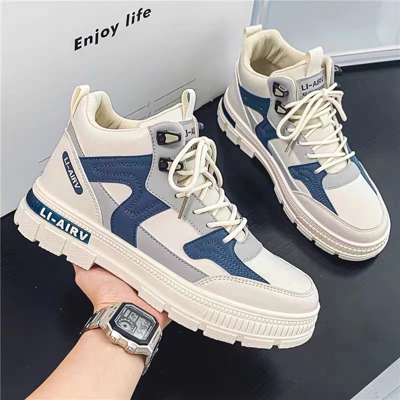 Men's shoes autumn and winter 2024 new labor protection trendy shoes men's outdoor sports boots