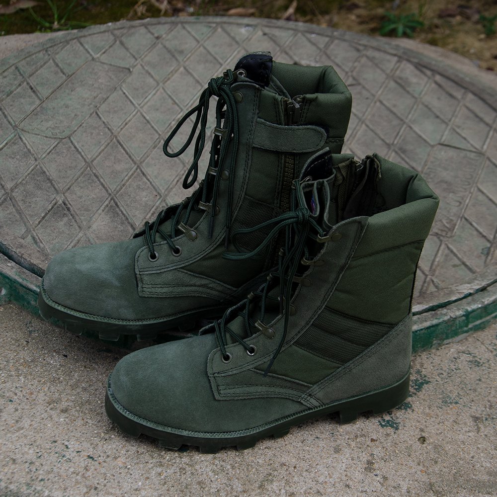 Steel Toe Brand Tactical Combat Safety Boot for Men Women Fire Jungle Cow Boys Safety Shoe