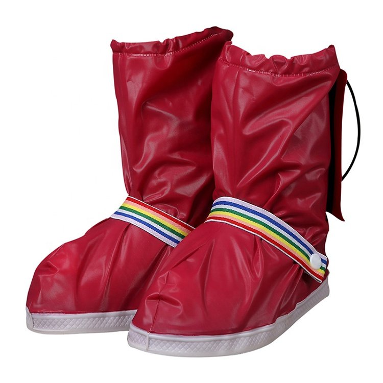 Wholesale rubber galoshes waterproof rain overshoes rain shoe cover Reusable Waterproof Rain Snow Boot cover