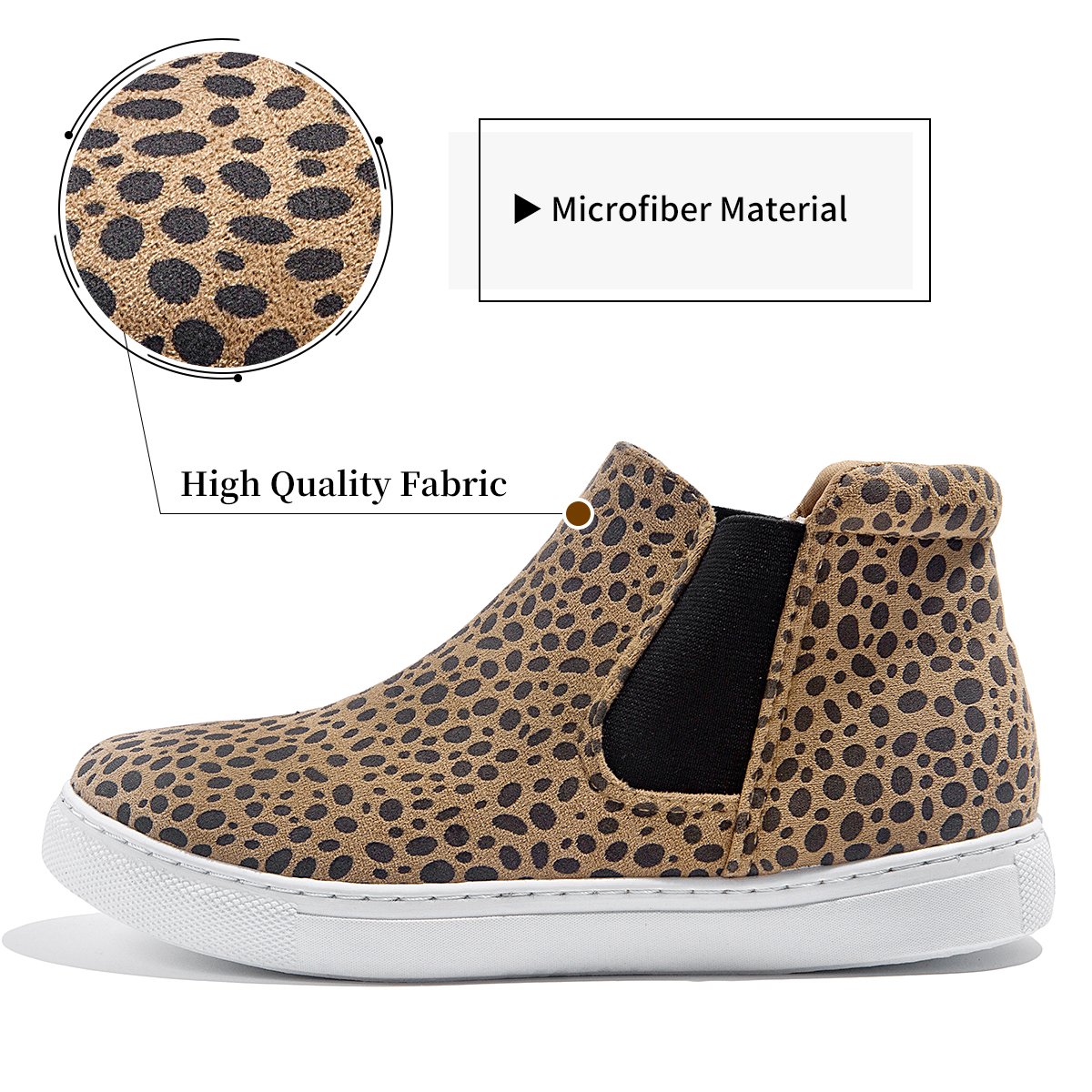 High Quality Microfiber Material Non-Slip Flat Sole Suede Ankle Snow Boots Slip On Casual Women Boots