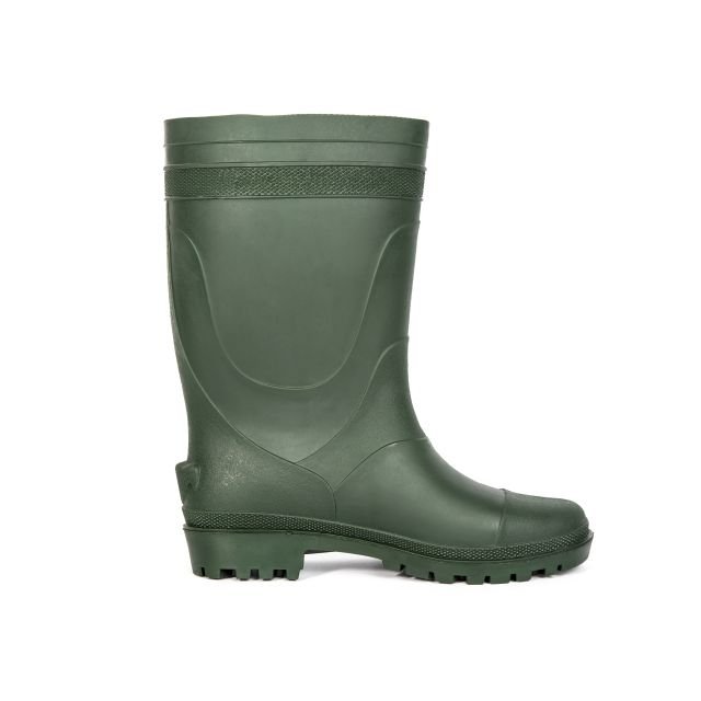 Fashion men's riding rain shoes cowboy mid calf wellies waterproof PVC rain boots gum boots