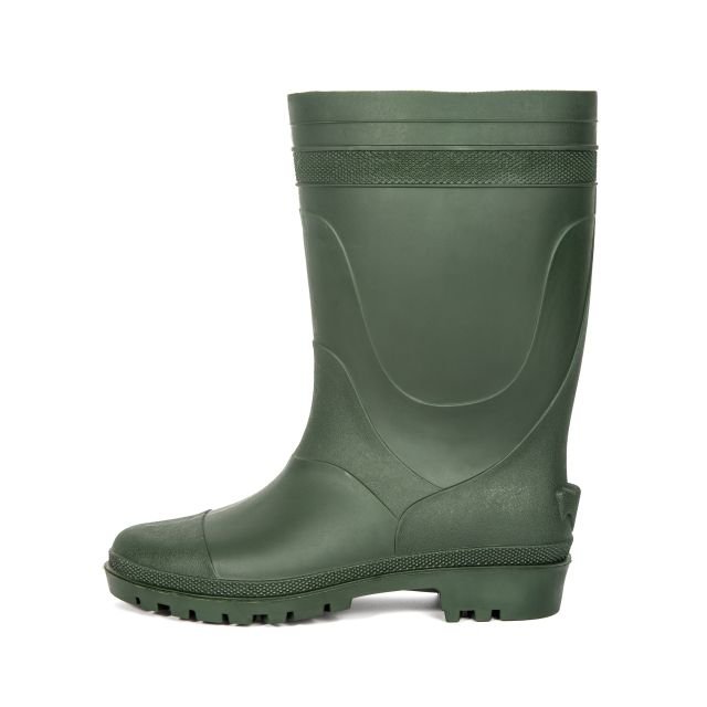 Fashion men's riding rain shoes cowboy mid calf wellies waterproof PVC rain boots gum boots