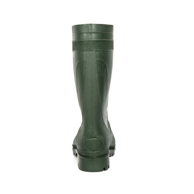 Fashion men's riding rain shoes cowboy mid calf wellies waterproof PVC rain boots gum boots