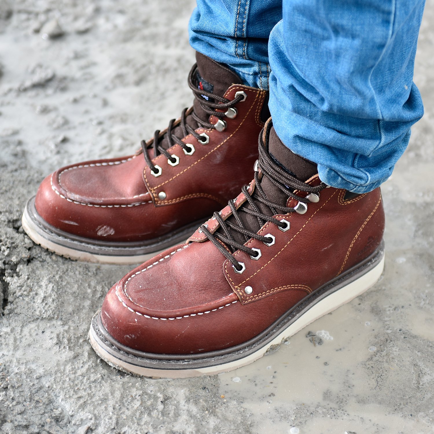Stainless Steel Midsole Smart Casual Safety Shoes Workshop Safety Boots Industry Personal Protective Equipment