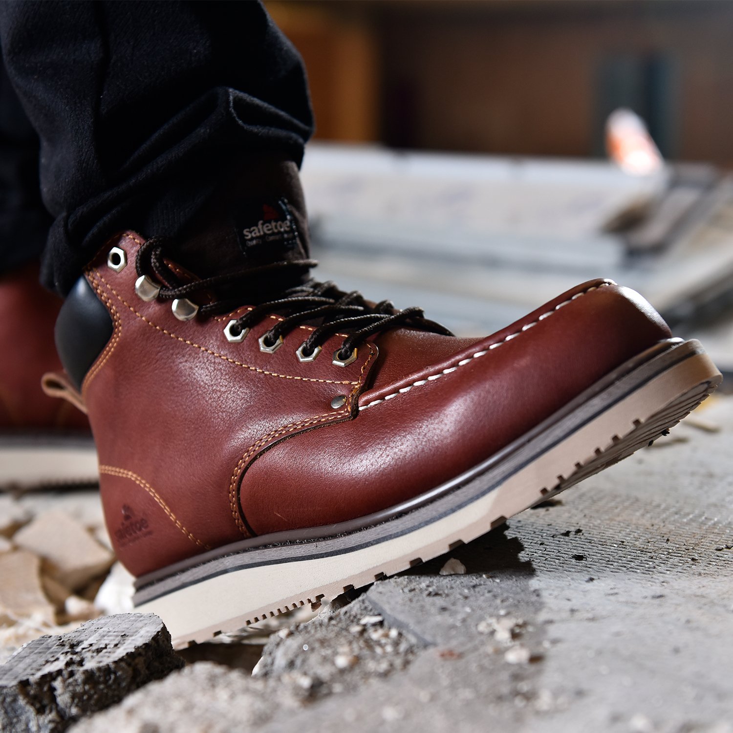 Stainless Steel Midsole Smart Casual Safety Shoes Workshop Safety Boots Industry Personal Protective Equipment