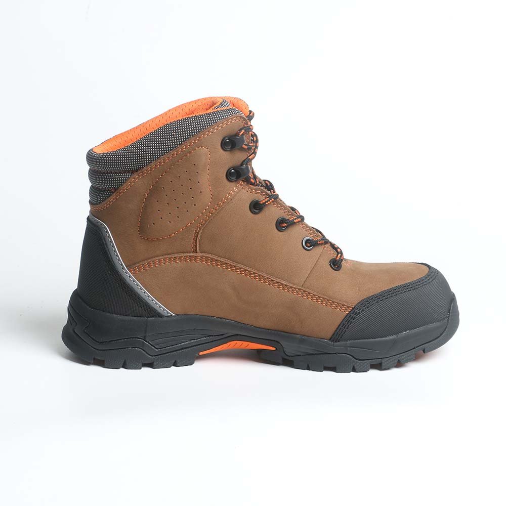 VITOSAFE Genuine Leather Industrial Steel Toe Safety Boot Shoes Protection for Men
