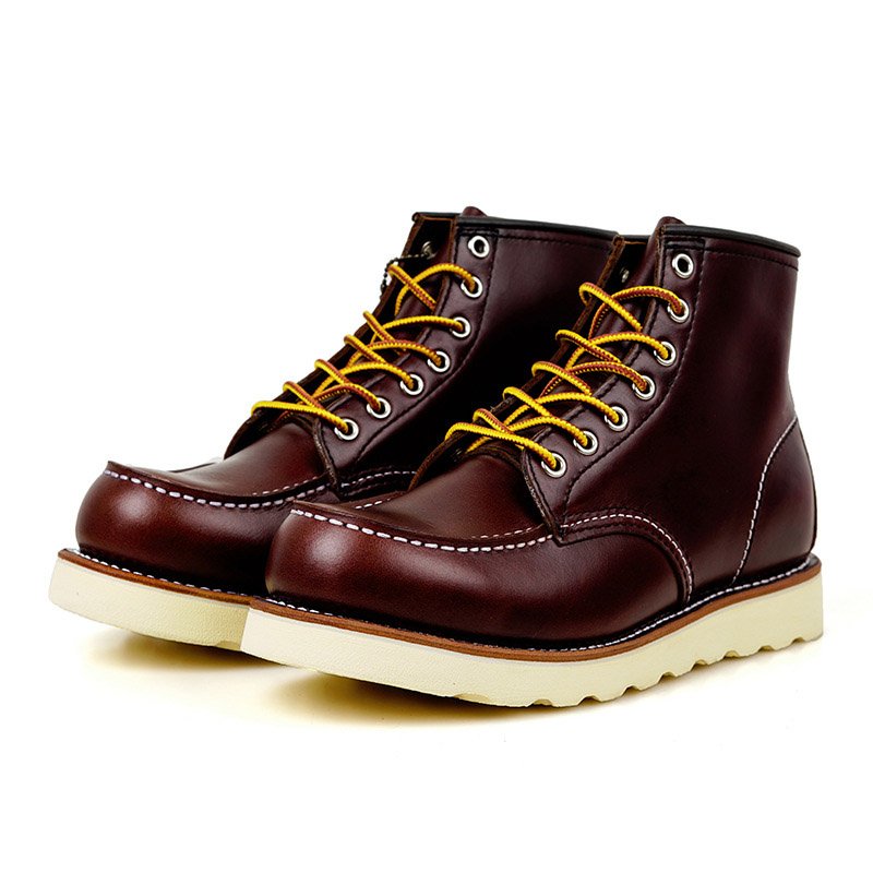 Handcraft 875 goodyear welted boots High Dunk full genuine leather short boots for men women