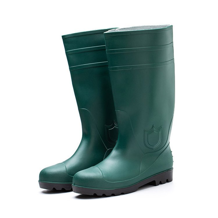 Hot Sales Style CE Standard Waterproof Construction PVC Rain Boots Anti Acid Alkali Oil Resistant Colliery Protective Gum Boots