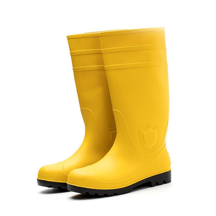 Hot Sales Style CE Standard Waterproof Construction PVC Rain Boots Anti Acid Alkali Oil Resistant Colliery Protective Gum Boots