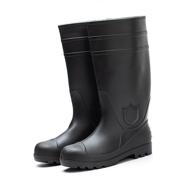 Hot Sales Style CE Standard Waterproof Construction PVC Rain Boots Anti Acid Alkali Oil Resistant Colliery Protective Gum Boots